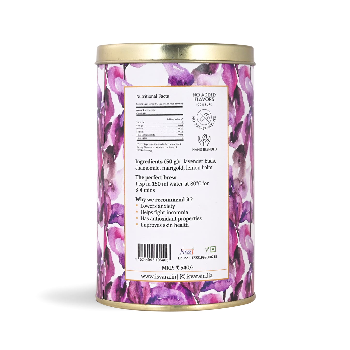 Mood Fixer ~  Caffeine free floral tea